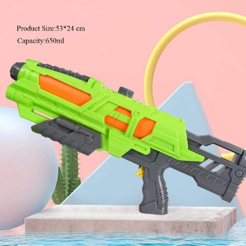  EOIR Beach Toys, Childrens Soaker Water Gun, Pull-Type High-Pressure Air Gun, Summer Water Gun Toy ( Color : White , Size : L )