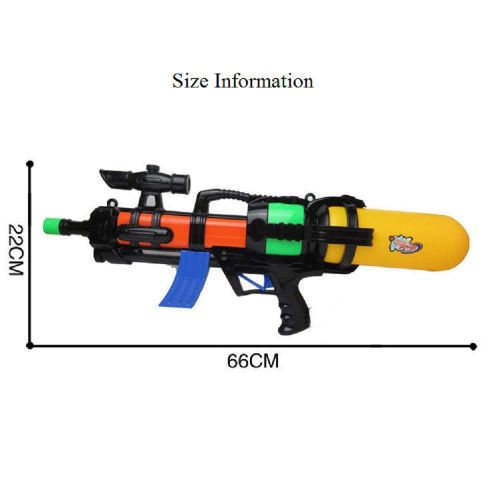  EOIR Childrens Toy Water Gun Pull Type High Pressure and Large Capacity Water Spraying Toy Large Adult Beach Pump Water Shooting Gun Long Range (66 cm) ( Color : Black , Size : L )