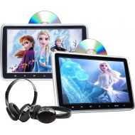 [아마존베스트]Eonon 2021 10.1 Inch DVD Player Headrest DVD Player Car DVD Player Dual Universal Vehicle Headrest Monitor Portable DVD Player for Kids Touch Screen Headrest DVD Player Digital Touch But