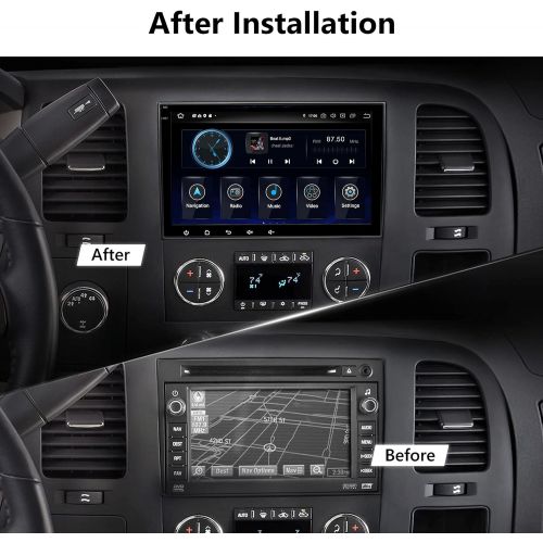  [아마존베스트]2021 Double Din Car Stereo, Eonon 8 Inch Android 10 Car Radio Compatible with Chevrolet/GMC/Buick, GPS Navigation Radio Support Split Screen/Built-in Apple Carplay/DSP-GA9480B