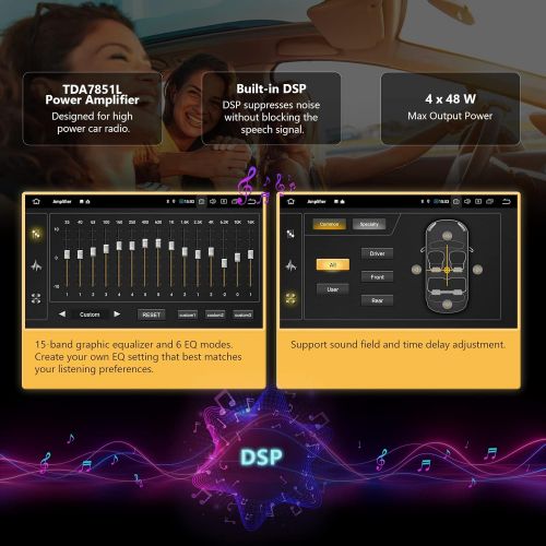  [아마존베스트]2021 Double Din Car Stereo, Eonon 8 Inch Android 10 Car Radio Compatible with Chevrolet/GMC/Buick, GPS Navigation Radio Support Split Screen/Built-in Apple Carplay/DSP-GA9480B