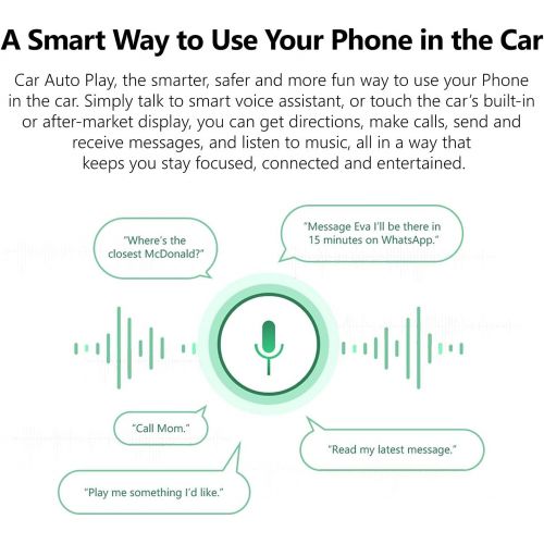  Eonon A0585 USB Dongle Android Auto and Car Play Autoplay for Eonon Android 10/ 8.0/8.1/9.0 Car Radio GA93 Car Stereo and GA9465,GA9480A,GA9453,GA9463,GA9451,GA9449 Etc.