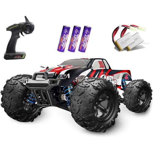  EP EXERCISE N PLAY RC Car, 1/18 Scale High Speed Remote Control Car, 2.4Ghz Off Road RC Trucks with Two Rechargeable Batteries, Electric Toy Car for All Adults & Kids