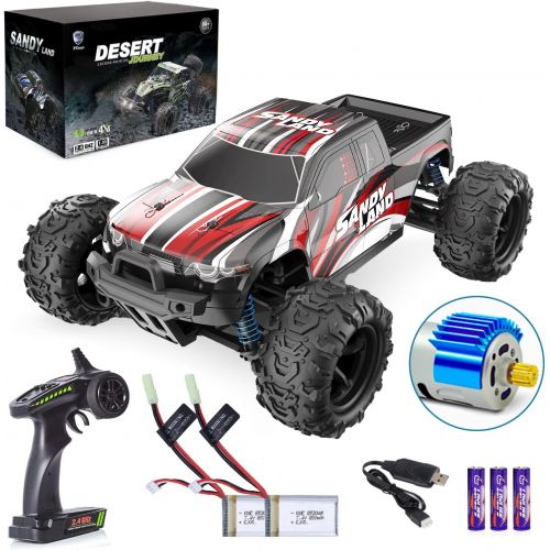  EP EXERCISE N PLAY 1:18 Scale All Terrain RC Car 9300, 40 KPH High Speed 4WD Electric Vehicle with 2.4 GHz Remote Control, 4X4 Waterproof Off-Road Truck with Two Rechargeable Batteries