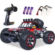 EP EXERCISE N PLAY RC Cars, 1/10 Scale Large High-Speed Remote Control Car for Adults Kids, 48+ kmh 4WD 2.4GHz Off-Road Monster RC Truck, All Terrain Electric Vehicle Toys Boys Gift with 2 Batteries