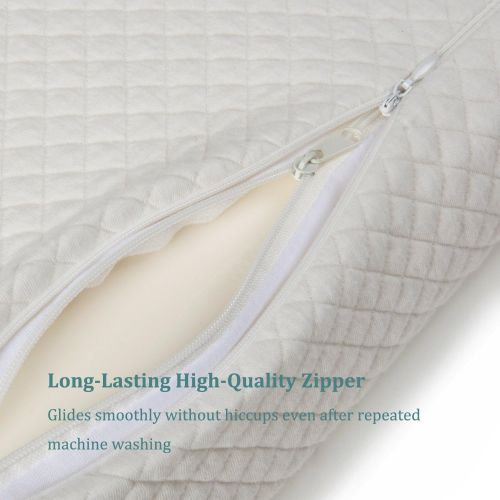  [아마존 핫딜] [아마존핫딜]EPABO Contour Memory Foam Pillow Orthopedic Sleeping Pillows, Ergonomic Cervical Pillow for Neck Pain - for Side Sleepers, Back and Stomach Sleepers, Free Pillowcase Included (Firm