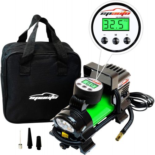  [아마존 핫딜] [아마존핫딜]EPAuto 12V DC Portable Air Compressor Pump, Digital Tire Inflator