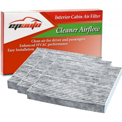  [아마존핫딜][아마존 핫딜] 3 Pack - EPAuto CP134 (CF10134) Replacement for Honda & Acura Premium Cabin Air Filter includes Activated Carbon