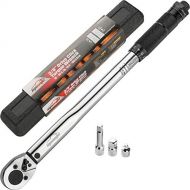 EPAuto 3/8-Inch Drive Click Torque Wrench (10-80 ft.-lb. / 13.6-108.5 Nm)