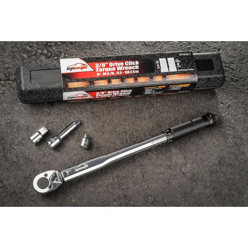  EPAuto 3/8-Inch Drive Click Torque Wrench (10-80 ft.-lb. / 13.6-108.5 Nm)