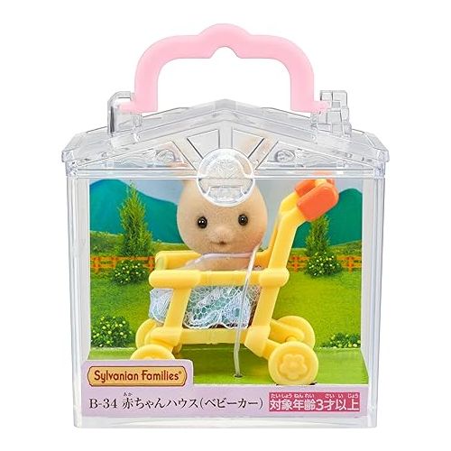  Sylvanian Families baby stroller House B-34