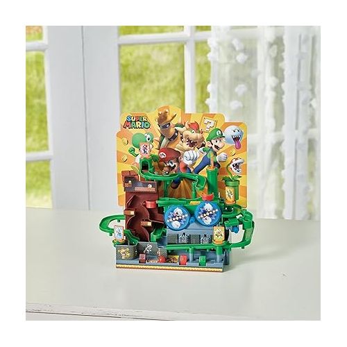  EPOCH Super Mario Adventure Game DX - Tabletop Skill and Action Game with Collectible Action Figures