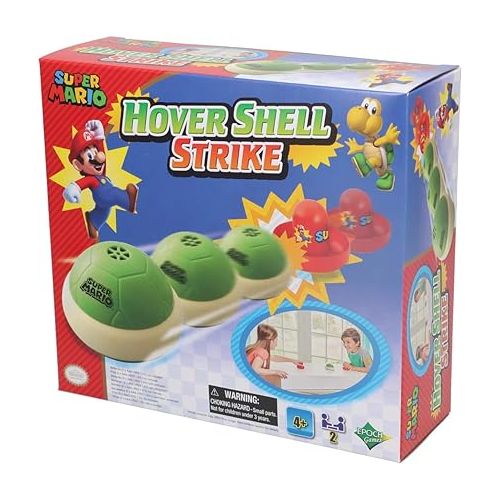  EPOCH Games Super Mario Hover Shell Strike - Tabletop or Floor Multiplayer Sports Game for Ages 4+