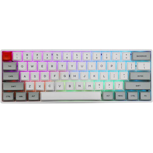  EPOMAKER SKYLOONG SK61 61 Keys 60% Hot Swappable Programmable Mechanical Gaming Wired Keyboard with RGB Backlit, NKRO, Water-Resistant, Type-C Cable for Win/Mac/Gaming (Gateron Opt