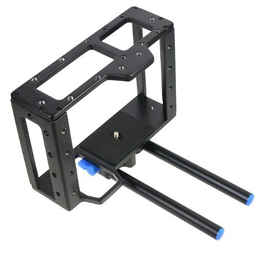  EPhotoinc ePhoto Video DSLR Stabilizer Cage with 15MM Rods for Follow Focus RCage