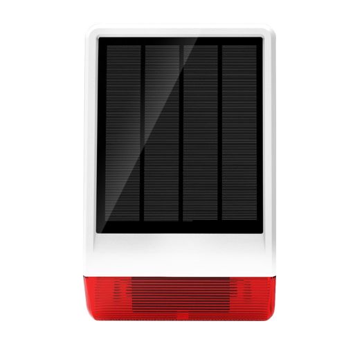  ERAY JD-W06 Wireless Loud Outdoor Solar Powered Flashing Strobe Siren Waterproof for ERAY Home Security Alarm System