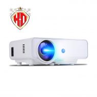 [아마존 핫딜]  [아마존핫딜]ERISAN HD-F20B Projector, 500 ANSI Brightness, 1080P Supported Portable LED Video Beam, Compatible w/HDMI PS4, Xbox, TV Stick for Multimedia Movie Games