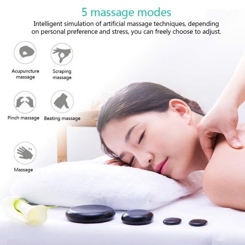  ERLIANG Cervical Massager Multifunctional Mini Shoulder Massager Portable Gift USB Smart Massage Sticker,Orange