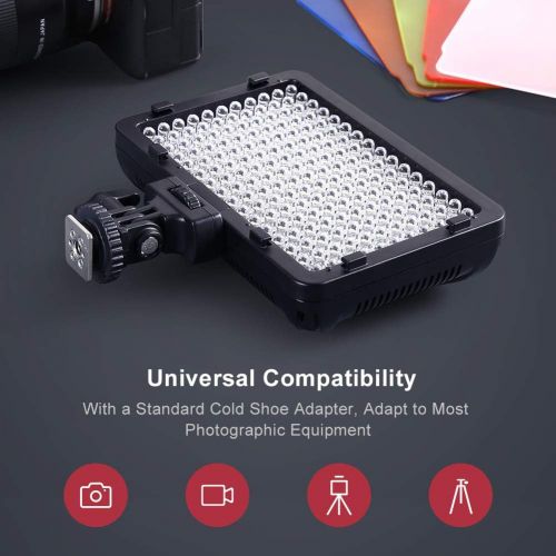  [아마존핫딜][아마존 핫딜] LED Video Light, ESDDI 177 LED Ultra Bright Dimmable Camera Panel Light with Battery and USB Cable for Canon, Nikon, Pentax, Panasonic, Sony, Samsung, Olympus and All DSLR Cameras