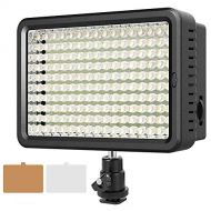 [아마존 핫딜]  [아마존핫딜]Video Licht, ESDDI 160 LED Ultrahoch Dimmbare Fotografie Kamera, 3200K bis 5600K Farbwechsel, Videoleuchte Panel fuer Canon, Nikon, Pentax, Panasonic, Sony und andere Digitale SLR-K