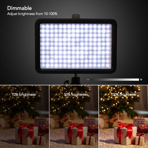  [아마존 핫딜]  [아마존핫딜]Video Licht, ESDDI 160 LED Ultrahoch Dimmbare Fotografie Kamera, 3200K bis 5600K Farbwechsel, Videoleuchte Panel fuer Canon, Nikon, Pentax, Panasonic, Sony und andere Digitale SLR-K