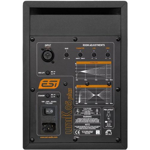  [아마존베스트]ESI UNIK05 Plus Active Reference Studio Monitor