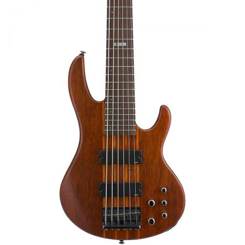  ESP},description:The body of the ESP LTD D-6 Bass Guitar is shaped out of merbau, a hardwood native to Southeast Asia giving it a dark hue similar to mahogany. In fact, if it wasnt
