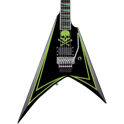  ESP},description:The ESP LTD ALEXI 600 Greeny Alexi Laiho Signature Electric Guitar is made for the spotlight with fluorescent graphics and a sharp body shape. It has a beveled ald