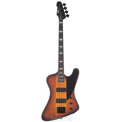  ESP LTD Phoenix-1004 Bass Guitar - Tobacco Sunburst Satin