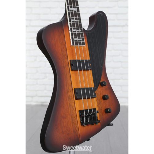  ESP LTD Phoenix-1004 Bass Guitar - Tobacco Sunburst Satin