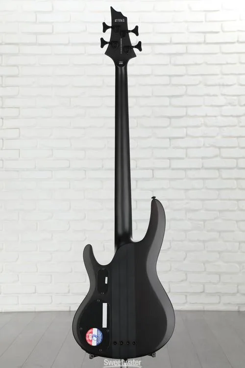  ESP LTD B-4 Ebony Bass Guitar - Charcoal Burst Satin