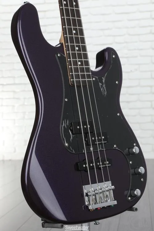  ESP LTD Surveyor '87 Bass Guitar - Dark Metallic Purple