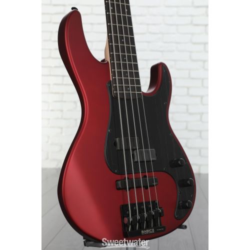  ESP LTD AP-5 Bass Guitar - Candy Apple Red