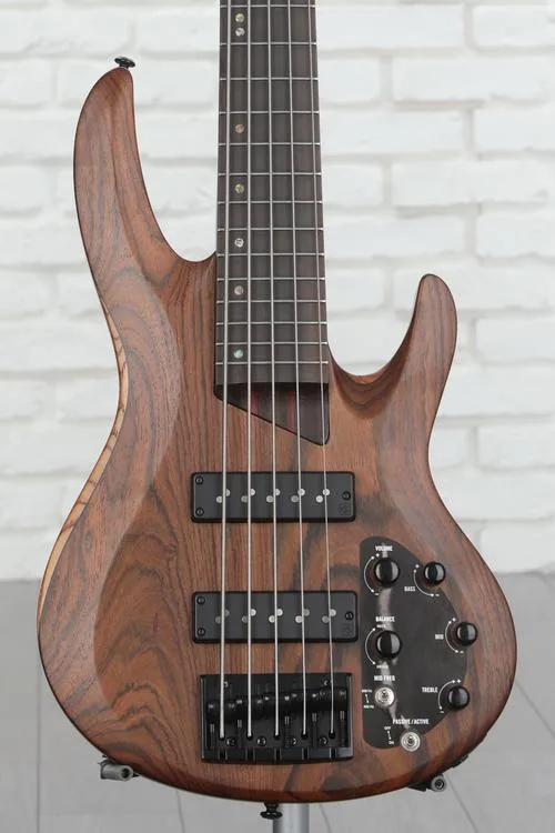 ESP LTD B-1005 Bass Guitar - Natural Satin