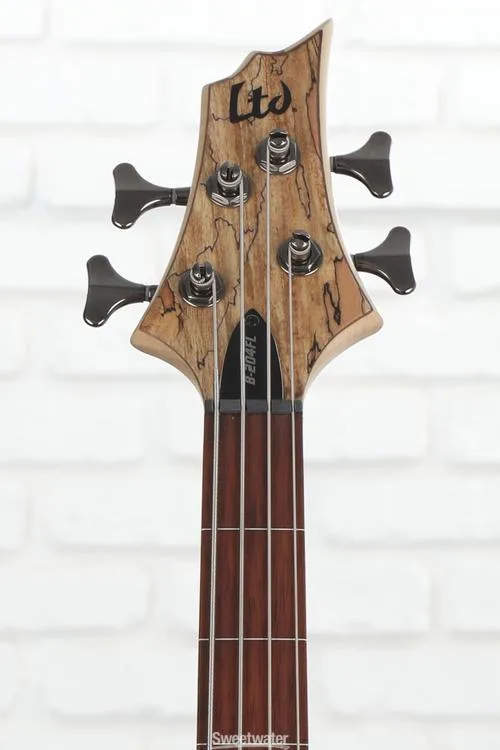  ESP LTD B-204SM Fretless Bass Guitar - Natural Satin