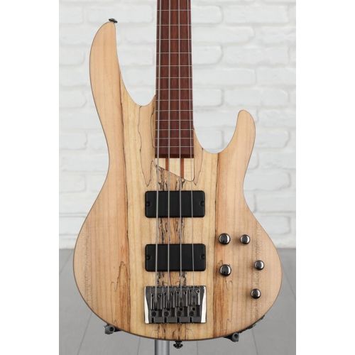  ESP LTD B-204SM Fretless Bass Guitar - Natural Satin