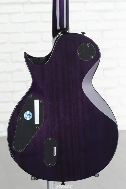  ESP LTD EC-1000 Electric Guitar - See-thru Purple Sunburst Demo