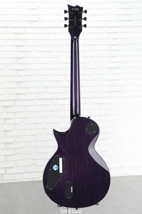  ESP LTD EC-1000 Electric Guitar - See-thru Purple Sunburst Demo