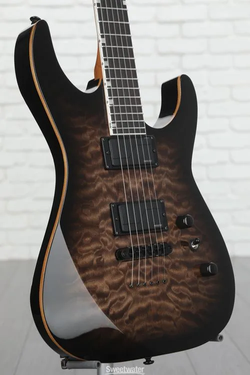  ESP LTD Josh Middleton JM-II Electric Guitar - Black Shadow Burst Demo