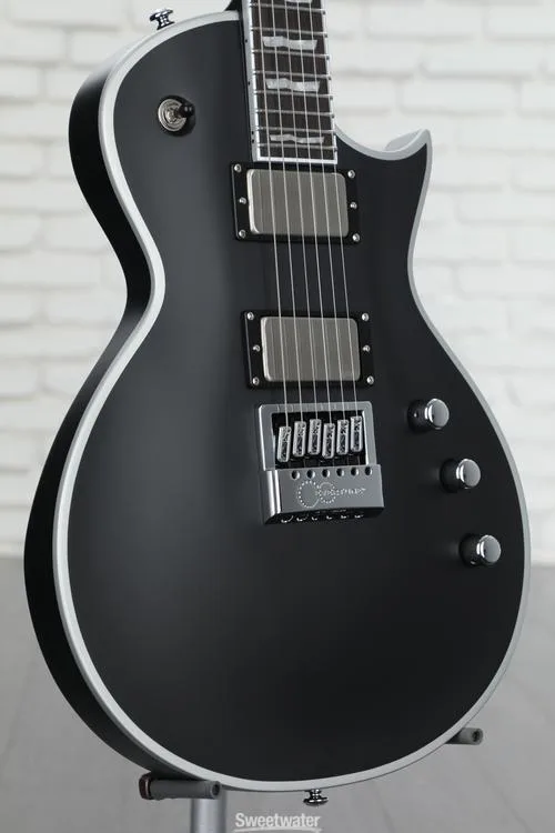  ESP LTD EC-1000 Evertune BB Electric Guitar - Black Satin Demo