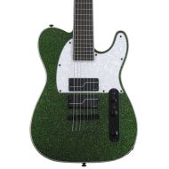 ESP LTD SCT-607B Stephen Carpenter Signature 7-String Baritone Electric Guitar - Green Sparkle