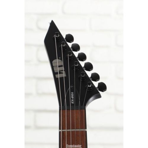  ESP LTD EX-201 Electric Guitar - Black Satin Demo