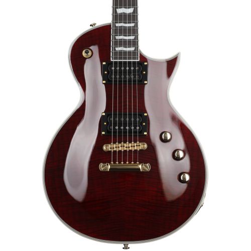  ESP LTD EC-1000T CTM Electric Guitar - See-thru Black Cherry