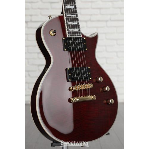  ESP LTD EC-1000T CTM Electric Guitar - See-thru Black Cherry