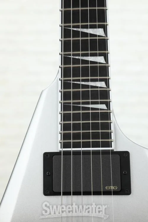  ESP E-II Arrow - Black Silver Fade