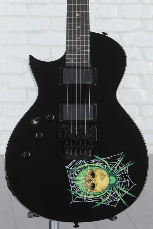 ESP LTD Kirk Hammett KH-3 Spider 30th Anniversary Edition Left-handed Electric Guitar - Black