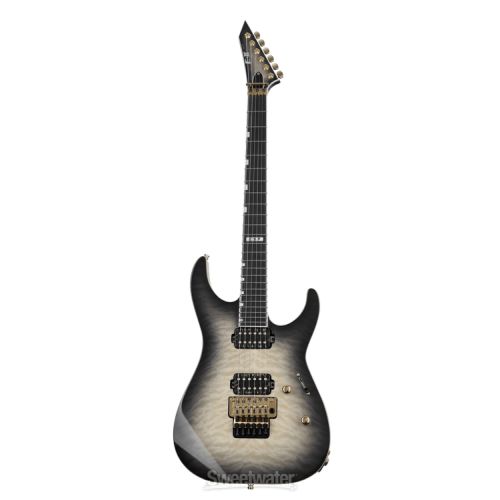  ESP E-II M-II QM Electric Guitar - Black Natural Burst