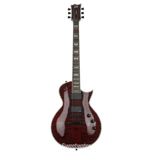  ESP LTD EC-1000 Dent and Scratch Electric Guitar - See Thru Black Cherry