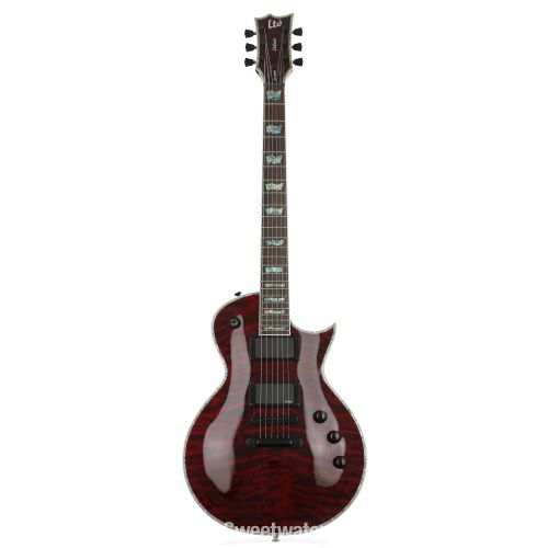  ESP LTD EC-1000 Dent and Scratch Electric Guitar - See Thru Black Cherry
