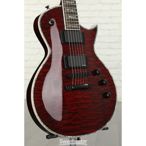  ESP LTD EC-1000 Dent and Scratch Electric Guitar - See Thru Black Cherry